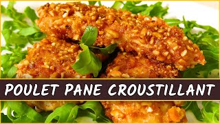 Recette du poulet pané croustillant [upl. by Llehsal]