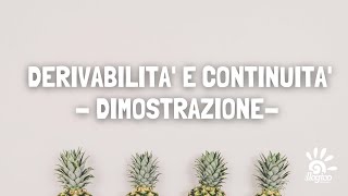 Derivabilità e continuità il teorema [upl. by Stephani318]