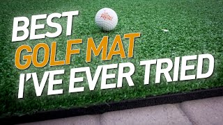 BEST GOLF MAT  Monster Mat Review  Upgrade Mevo Plus Skytrak amp Optishot [upl. by Aed]