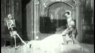 The Haunted Castle 1896 George Melies Silent Film [upl. by Colpin]