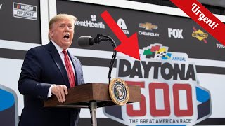 BREAKING President Trump does the UNTHINKABLE at Daytona 500 [upl. by Lovato364]