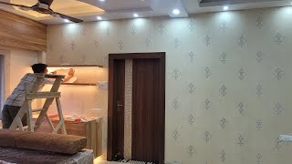 Wallpaper Kaise Lagaye  How to Paste Wallpaper  Official Video [upl. by Enneillij644]