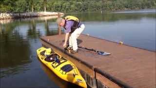 Launching a Kayak from a Dock [upl. by Nelloc]