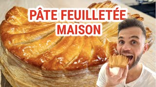 Pâte feuilletée maison  Une recette de feuilletage facile à la maison [upl. by Aniloj]