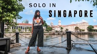 SINGAPORE VLOG ✨ Indian Girl Traveling Solo in Singapore  Kritika Goel [upl. by Whiffen]