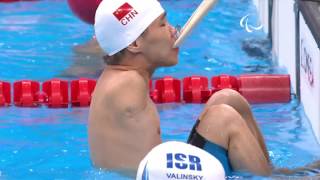 Swimming  Mens 100m Backstroke S6 heat 1  Rio 2016 Paralympic Games [upl. by Yule]