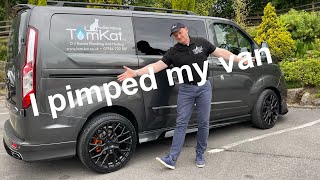 I PIMPED MY 2019 FORD TRANSIT CUSTOM LIMITED a review and a look at the ford transit custom limited [upl. by Silloc]