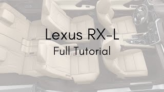 Lexus RXL Full Tutorial  Whats Different About the Long Version of the Lexus RX 2020 2021 2022 [upl. by Ammamaria]