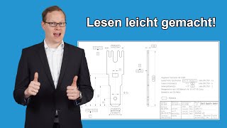 Leitfaden zum Lesen von Technischen Zeichnungen [upl. by Eetsud696]