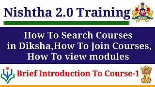 How To Search Courses in Diksha App॥Nishtha 20 Karnataka॥How to find courses in diksha॥Diksha Porta [upl. by Neeven758]