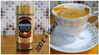 Nescafe Gold Coffee Recipe  Cappuccino Coffee Recipe  Spoon of taste [upl. by Nahsyar]