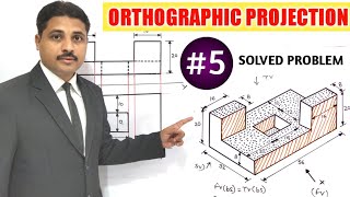 ORTHOGRAPHIC PROJECTION IN ENGINEERING DRAWING IN HINDI Part5 TIKLESACADEMYOFMATHS [upl. by Suzan245]