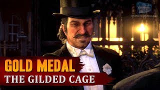 Red Dead Redemption 2  Mission 50  The Gilded Cage Gold Medal [upl. by Adnolohs]