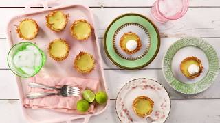 Mini CoconutKey Lime Pies  Southern Living [upl. by Inava994]