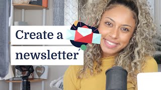 How to create a newsletter in 30 minutes [upl. by Aviva]