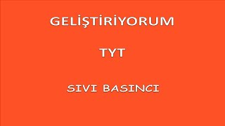 GELİŞTİRİYORUM  SIVI BASINCI  SORU ÇÖZÜMÜ [upl. by Donata501]