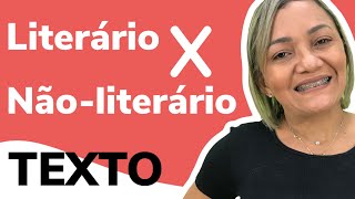 Texto Literário e Texto NãoLiterário COMPLETO [upl. by Airuam]