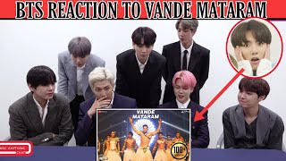 BTS Reaction on bollywood songsVande MataramABCD 2BTS reaction on Indian songsBTS india [upl. by Apul]