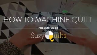 Quilting Tutorial How To Machine Quilt [upl. by Towroy]