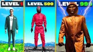 Level 1 SQUID GAME to Level 1000000000 in GTA 5 [upl. by Porte]