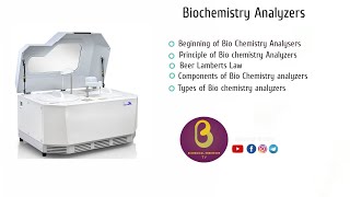 Bio Chemistry analyzers  Biomedical Engineers TV [upl. by Nyvek]