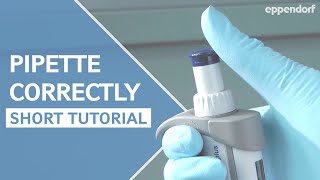 How to pipette correctly – a short stepbystep introduction into proper pipetting [upl. by Arimas550]