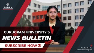 News Bulletin of Gurugram University  Department of Media Studies  News Bulletin 2025 [upl. by Ellinet]