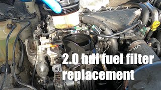 20 HDI fuel filter replacement [upl. by Lorou]