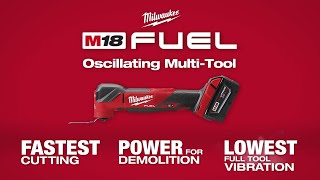 Milwaukee® M18 FUEL™ Oscillating MultiTool [upl. by Analle5]