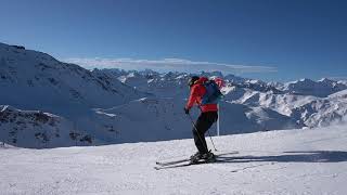 Skiing in France Valloire Valmeinier 2020 [upl. by Riedel355]