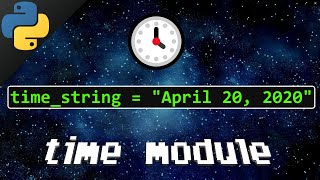 Python time module ⌚ [upl. by Chinua505]