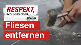 Fliesen entfernen und austauschen  toom Werkstatt [upl. by Charin]