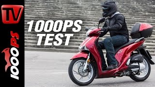 1000PS Test  Honda SH125i amp SH150i 2017 Test [upl. by Jenda]