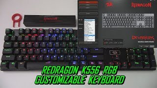 Redragon K556 RGB Devarajas Mechanical Gaming Keyboard [upl. by West]