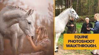 The Horse Photoshoot  A behind the scenes through the lens view of an equine photography session [upl. by Sirmons]