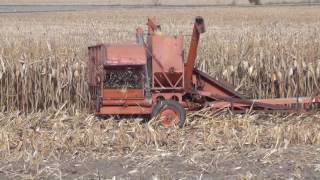 Combining Corn With An All Crop Harvester [upl. by Iam]