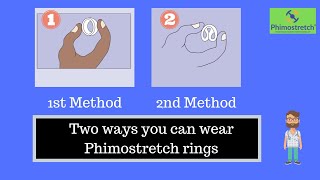 Phimostretch  How to wear rings  Two methods explained 2019 [upl. by Emya]