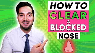 Stuffy Nose  How To Get Rid Of A Stuffy Nose Clear Blocked Nasal Congestion [upl. by Giglio63]