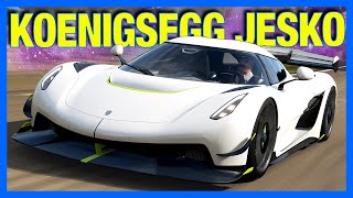 Forza Horizon 4  Koenigsegg Jesko Customization FH4 Jesko Top Speed [upl. by Nilatak]