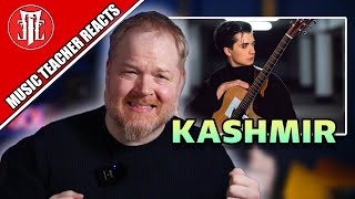 Music Teacher Reacts  MARCIN  Kashmir [upl. by Nilyak]