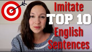 How to Pronounce TOP 10 English Sentences [upl. by Aehtrod]