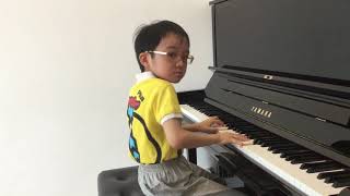 Sonata No16 in C K545 full of Mozart 莫扎特 C大調奏鳴曲 K545 by Jonah Ho age 6 [upl. by Oiramej]