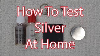 How To Test Silver At Home [upl. by Yvonner]