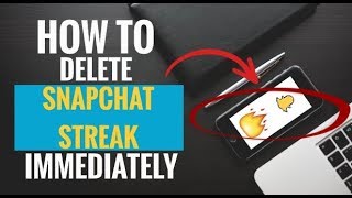 How to Delete Snapchat Streak Immediately [upl. by Athalie]