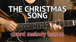 THE CHRISTMAS SONG  Guitar Tutorial Chord Meldoy  Chestnuts Roasting On An Open Fire [upl. by Sewell]