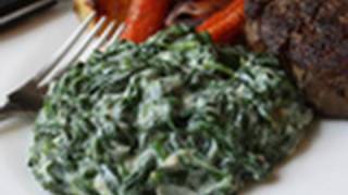 Creamed Spinach Recipe  Steakhouse Creamed Spinach [upl. by Medin271]