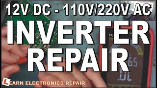 Dead 200W Power Inverter Repair 12V DC  110V220V AC [upl. by Chyou]