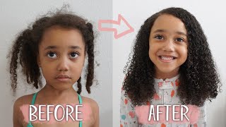 Tangled Curly Hair Wash Routine  Tips for Detangling [upl. by Aij]