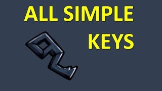 HOLLOW KNIGHT  Every Simple Key [upl. by Lainad]