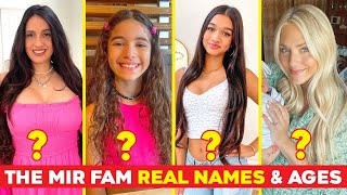 The Mir Fam Real Names amp Ages 2024 [upl. by Kyl]